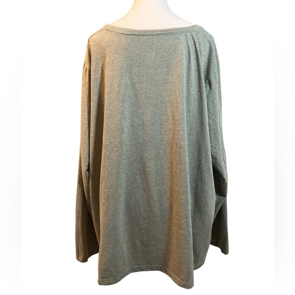 dip Heathered Sage Women's Long Sleeve Tee - Picture 6 of 6